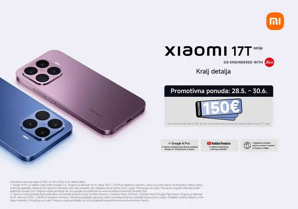 XIaomi 17T serija - Kralj detalja