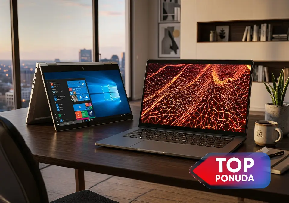 Obnovljeni laptopi spremni za novi radni dan.