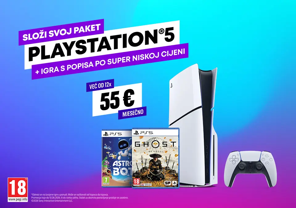 Složi svoj PlayStation 5 paket i uštedi!