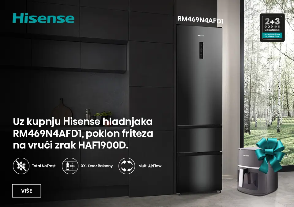 Super poklon uz Hisense hladnjak