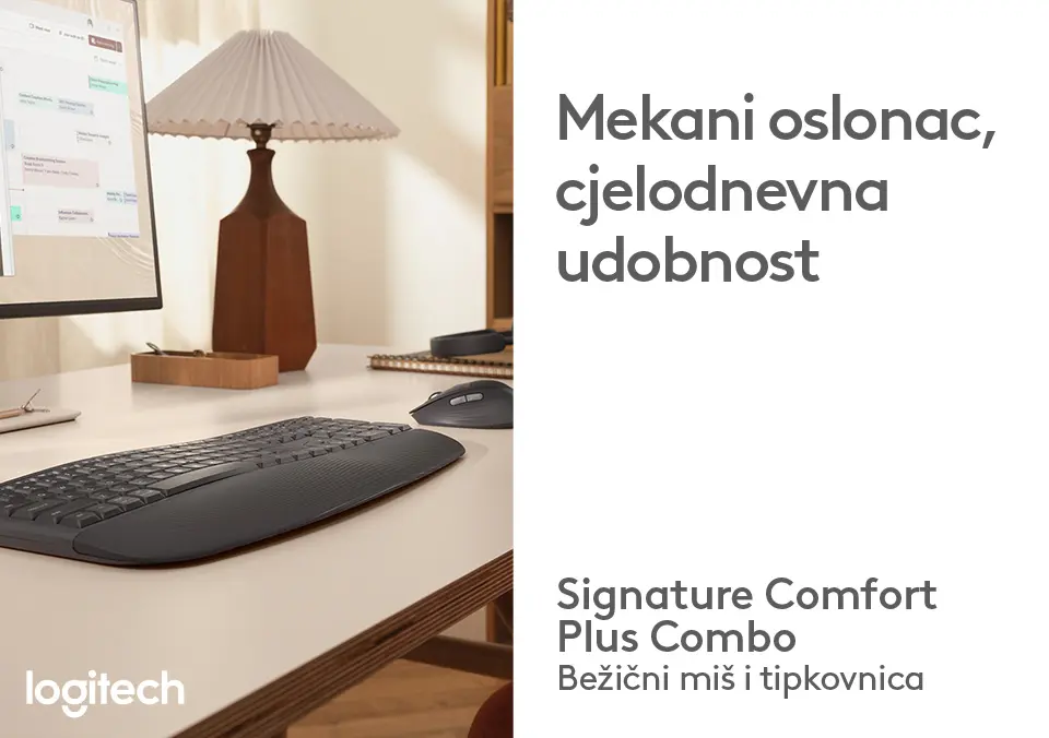 Logitech MK880 - Mekani oslonac, cjelodnevna udobnost
