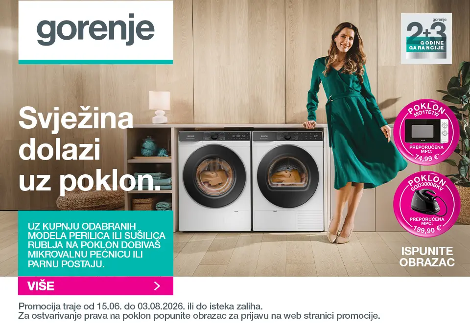 Svježina dolazi uz poklon.