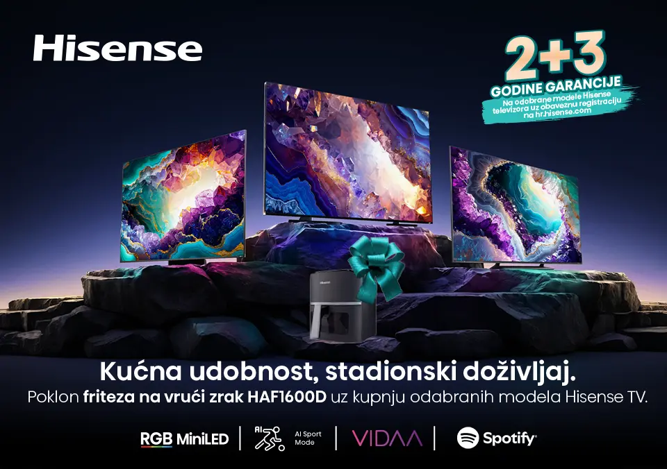 Kućna udobnost, stadionski doživljaj.