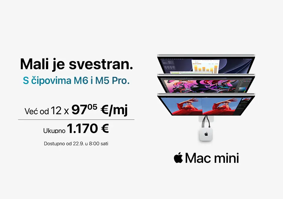 Prednaruči Mac mini s M6 i M5 Pro.