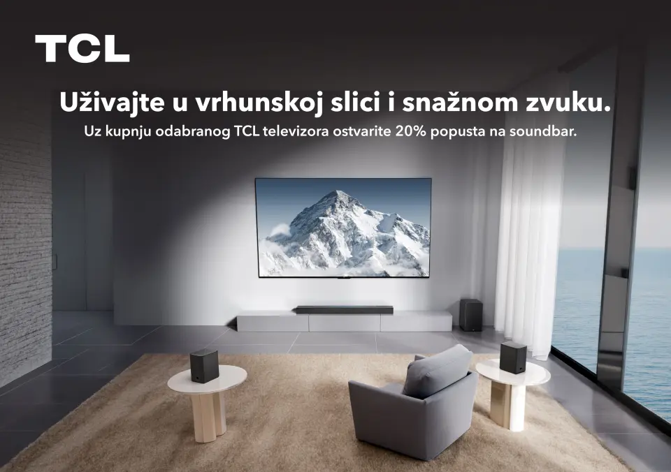 Uživajte u vrhunskoj slici i snažnom zvuku.