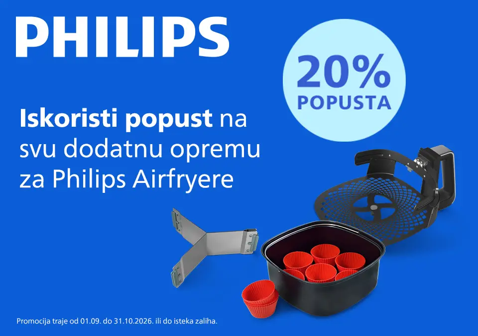 Iskoristite popust na svu dodatnu opremu za Philips Airfryer