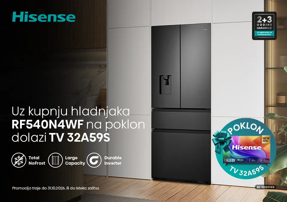 Poklon uz Hisense hladnjak!