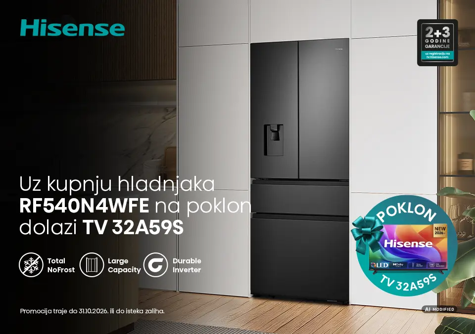 Poklon uz Hisense hladnjak!