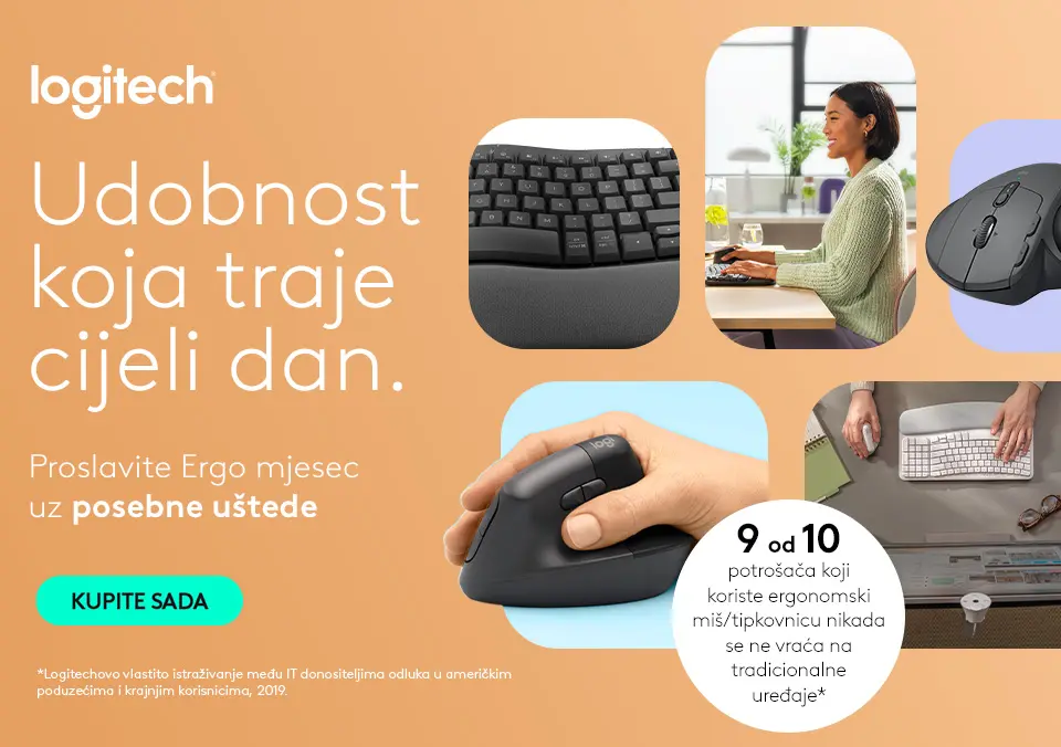 Logitech Ergo - Udobnost koja traje cijeli dan
