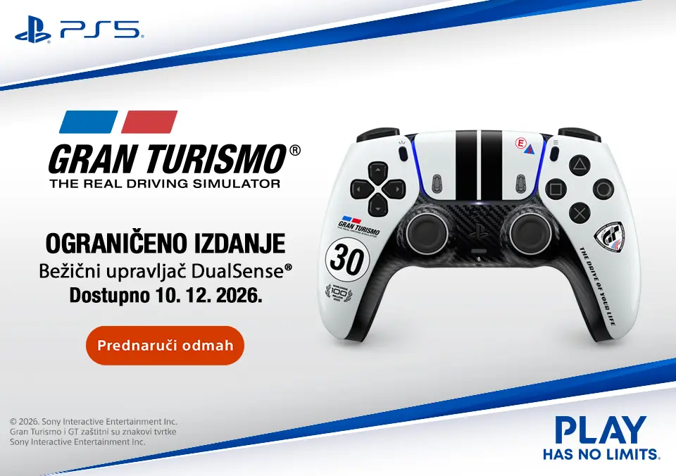Prednaruči Gran Turismo® Limited Edition DualSense® bežični upravljač
