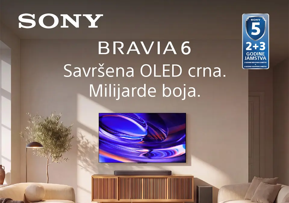Savršena OLED crna. Milijarde boja.