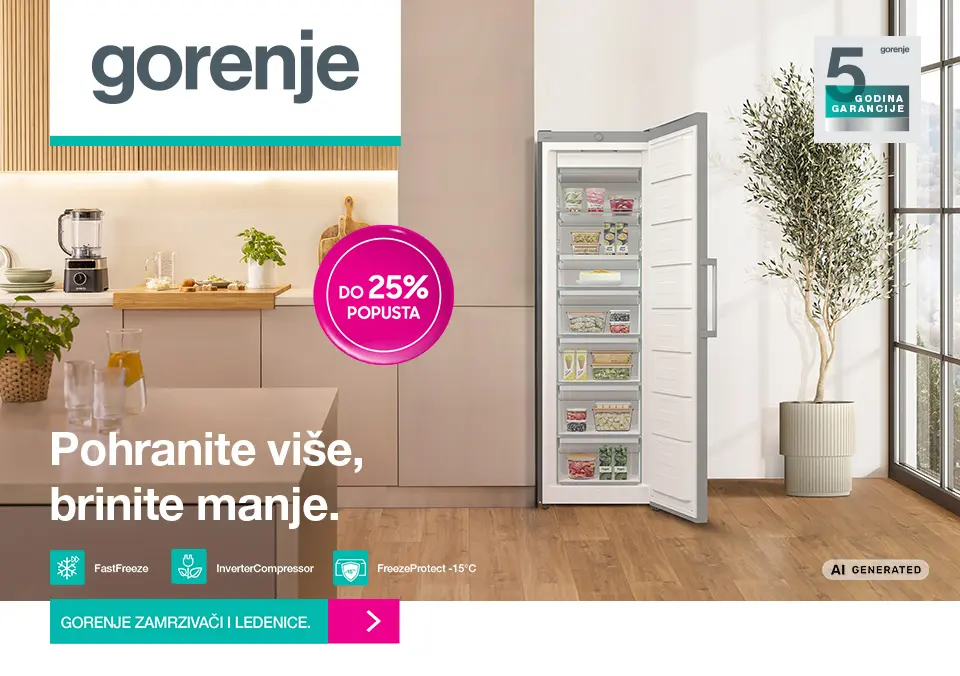 Pohranite više, brinite manje.
